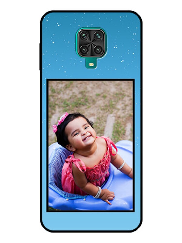 Custom Poco M2 Pro Custom Glass Mobile Case  - Wave Pattern Colorful Design