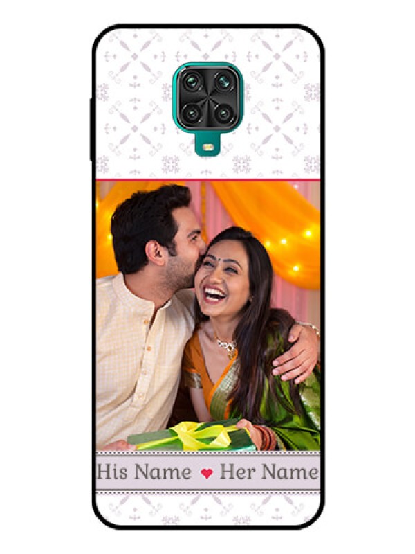 Custom Poco M2 Pro Custom Glass Mobile Case  - with Photo and Ethnic Design