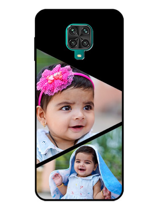 Custom Poco M2 Pro Custom Glass Phone Case  - Semi Cut Design
