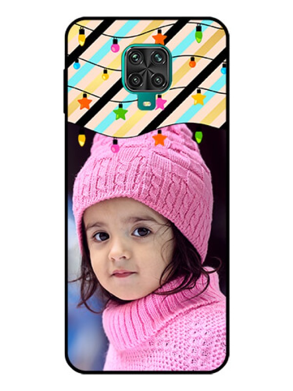 Custom Poco M2 Pro Custom Glass Mobile Case  - Lights Hanging Design