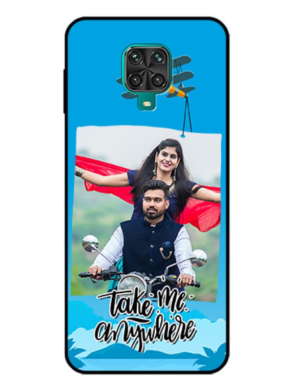 Custom Poco M2 Pro Custom Glass Mobile Case  - Traveller Design 
