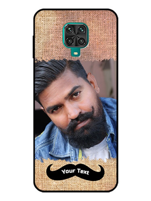 Custom Poco M2 Pro Personalized Glass Phone Case  - with Texture Design