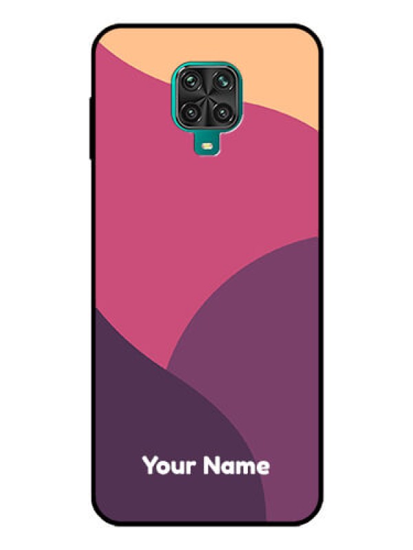 Custom Poco M2 Pro Custom Glass Phone Case - Mixed Multi-colour abstract art Design