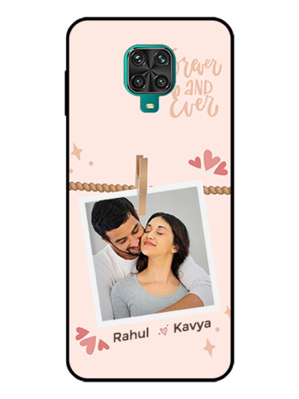 Custom Poco M2 Pro Custom Glass Phone Case - Forever and ever love Design