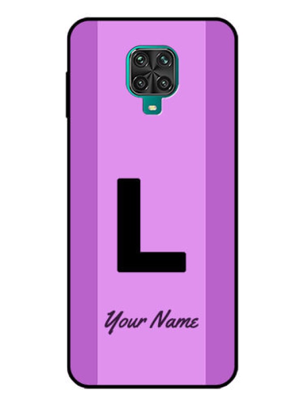 Custom Poco M2 Pro Custom Glass Phone Case - Tricolor custom text Design