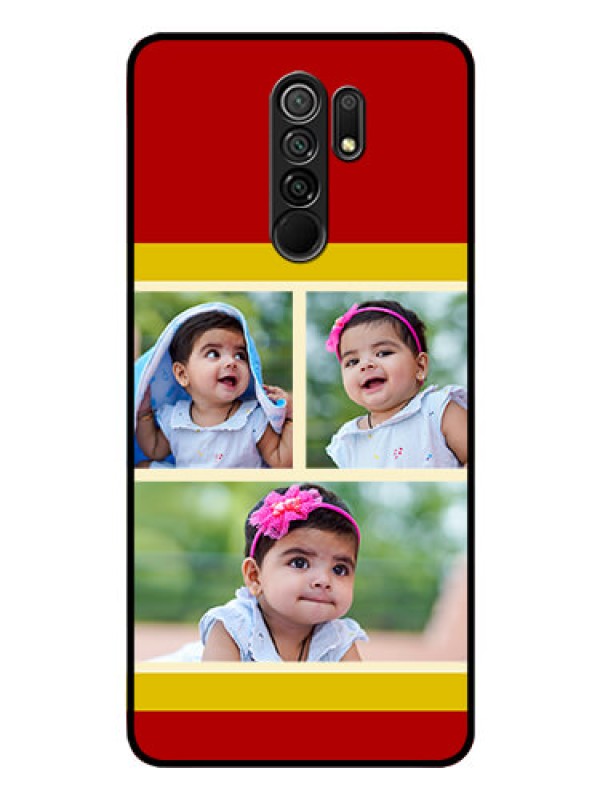Custom Poco M2 Reloaded Custom Glass Mobile Case  - Multiple Pic Upload Design