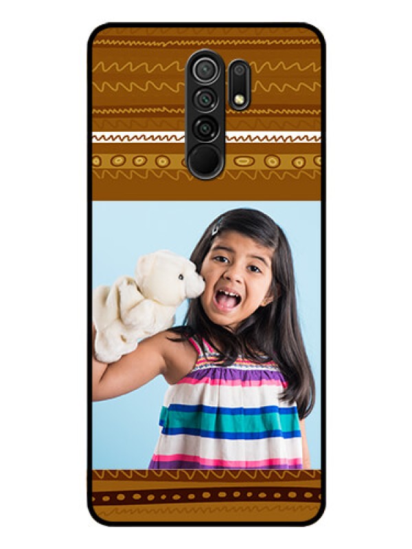 Custom Poco M2 Custom Glass Phone Case  - Friends Picture Upload Design 