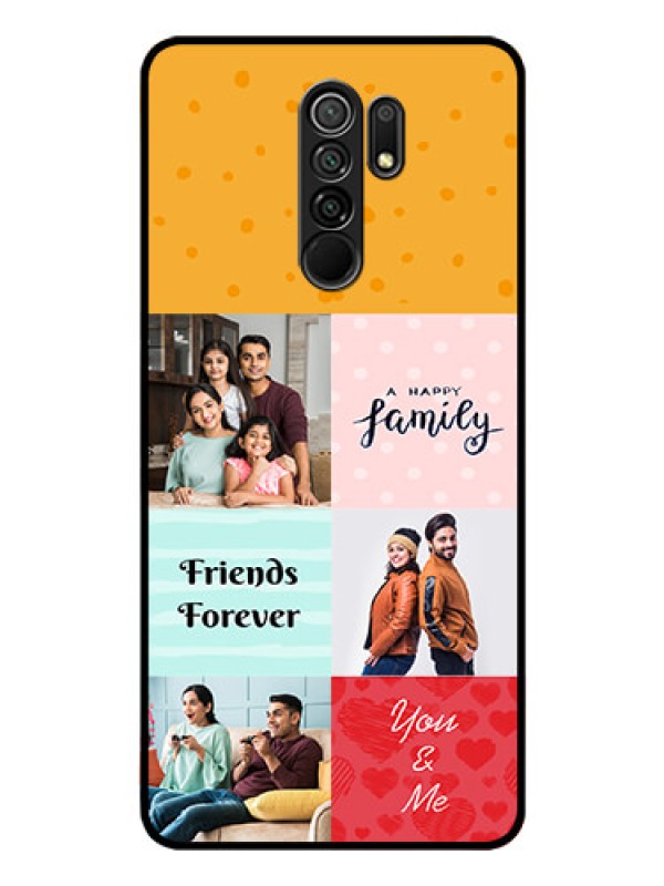 Custom Poco M2 Personalized Glass Phone Case  - Images with Quotes Design