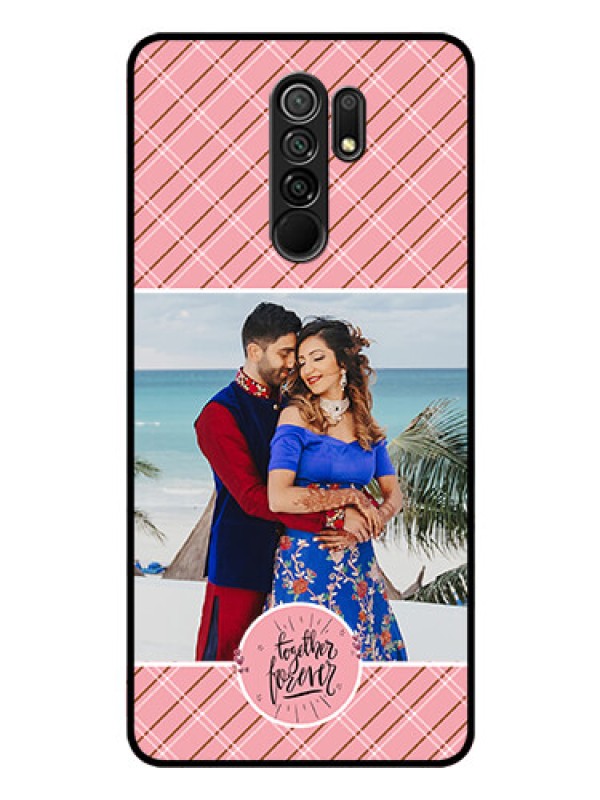 Custom Poco M2 Personalized Glass Phone Case  - Together Forever Design