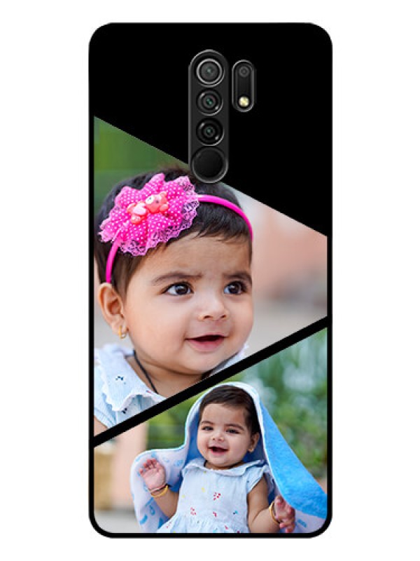 Custom Poco M2 Custom Glass Phone Case  - Semi Cut Design