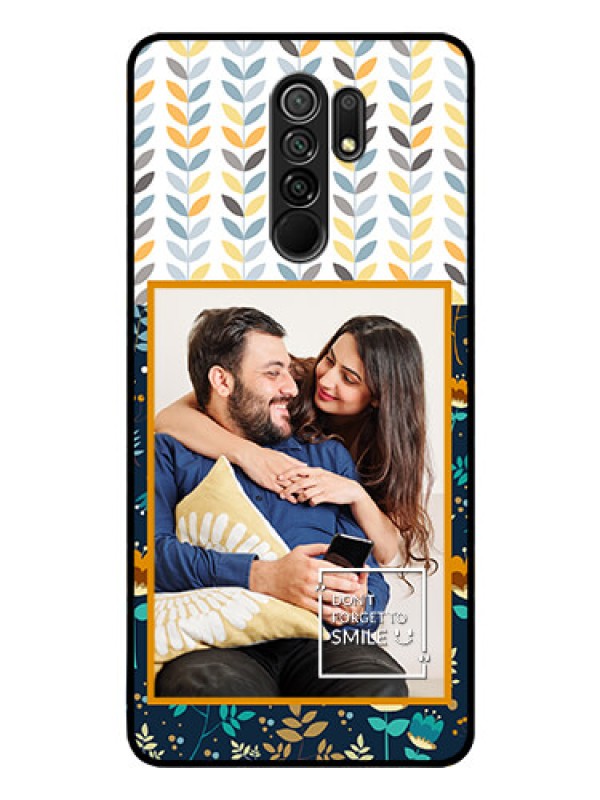 Custom Poco M2 Custom Glass Mobile Case  - Pattern Design