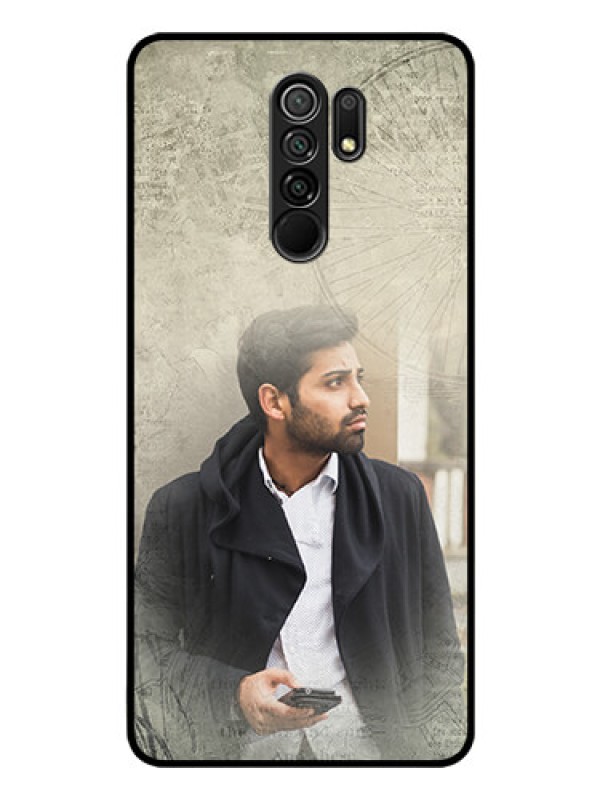 Custom Poco M2 Custom Glass Phone Case  - with vintage design