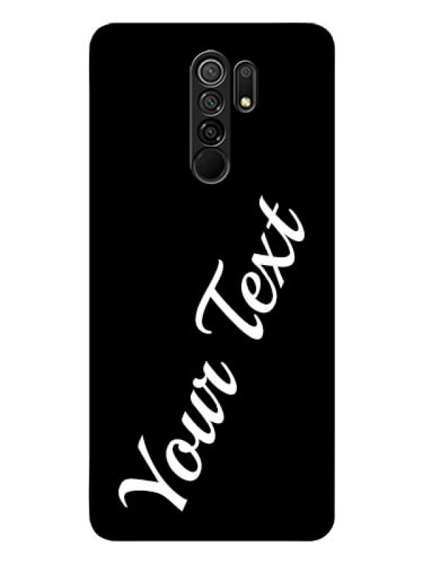 Custom Poco M2 Custom Glass Mobile Cover with Your Name