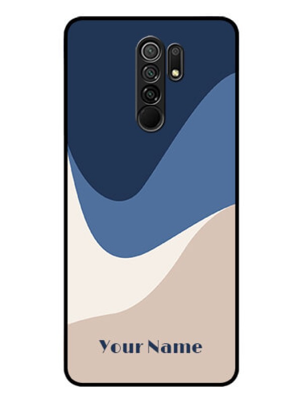Custom Poco M2 Custom Glass Phone Case - Abstract Drip Art Design