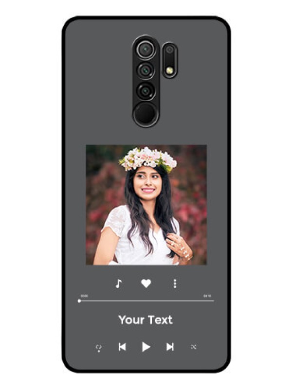 Custom Poco M2 Custom Glass Mobile Case - Play The Music Design