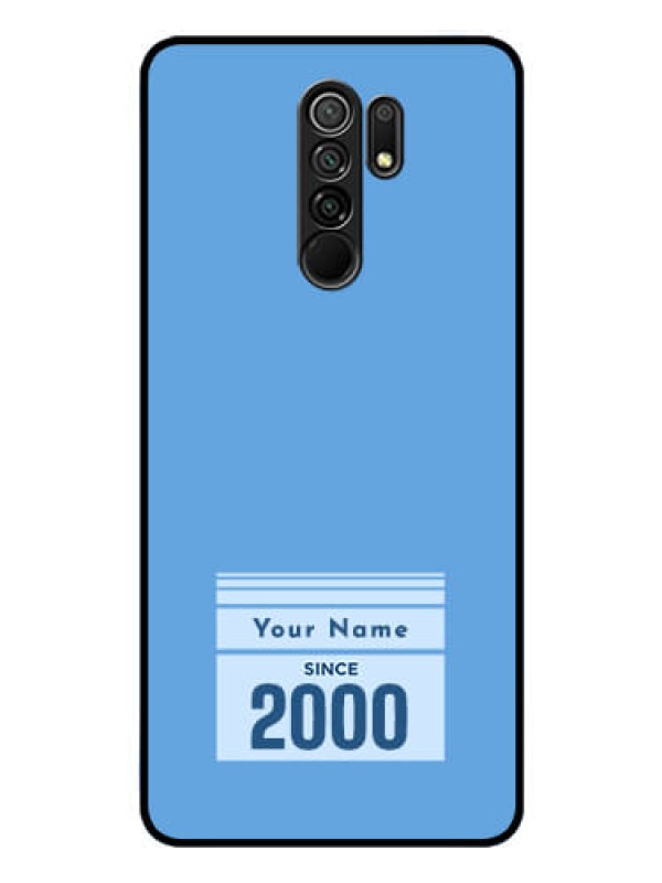 Custom Poco M2 Custom Glass Mobile Case - Custom Year of birth Design