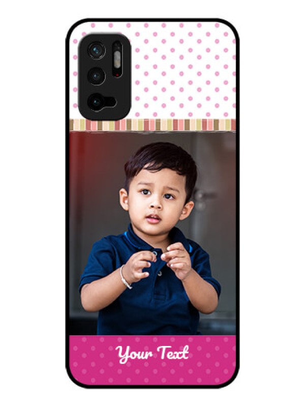 Custom Poco M3 Pro 5G Photo Printing on Glass Case - Cute Girls Cover Design