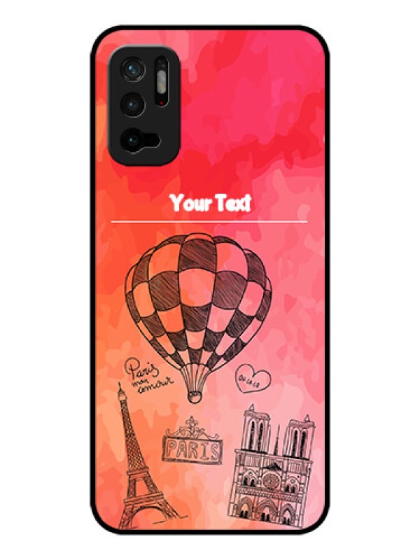 Custom Poco M3 Pro 5G Custom Glass Phone Case - Paris Theme Design