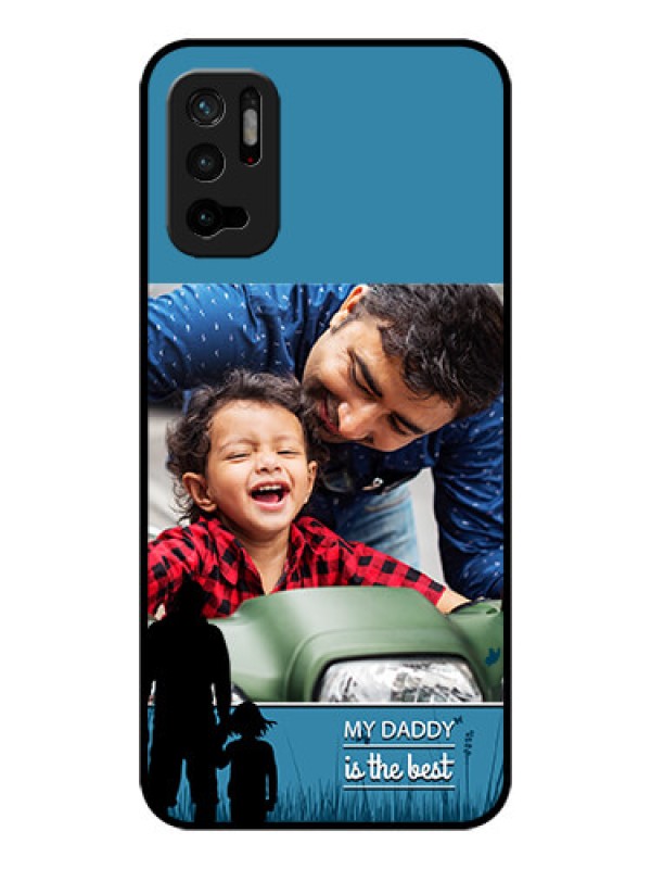 Custom Poco M3 Pro 5G Custom Glass Mobile Case - Best dad design 