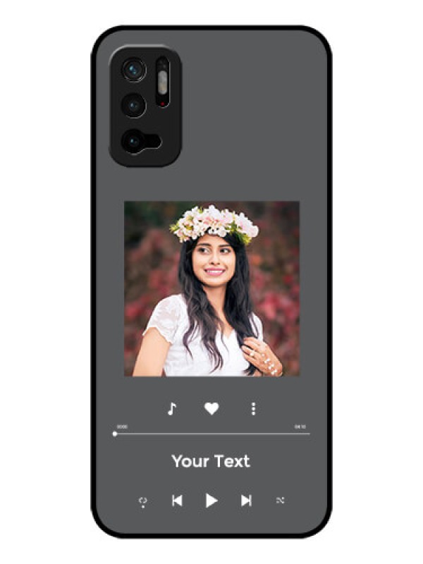 Custom Poco M3 Pro 5G Custom Glass Mobile Case - Play The Music Design