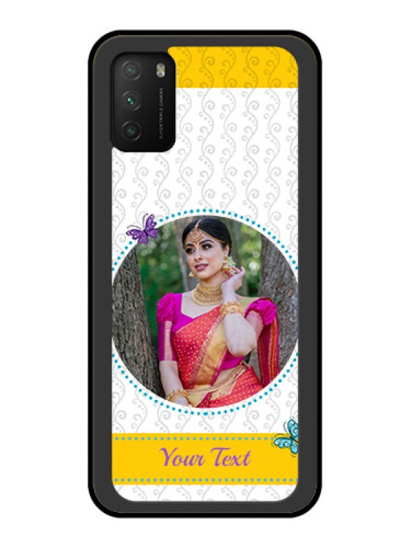 Custom Poco M3 Custom Glass Mobile Case  - Girls Premium Case Design