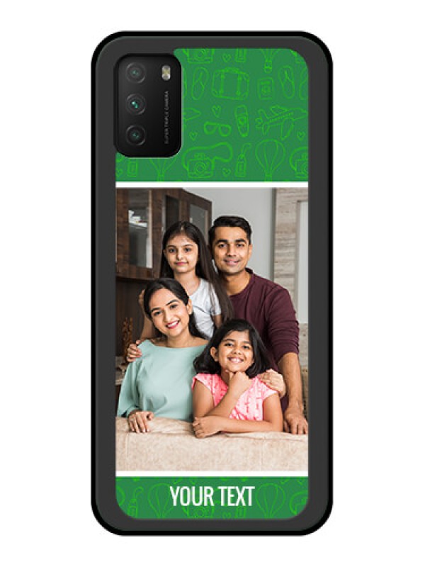Custom Poco M3 Personalized Glass Phone Case  - Picture Upload Design