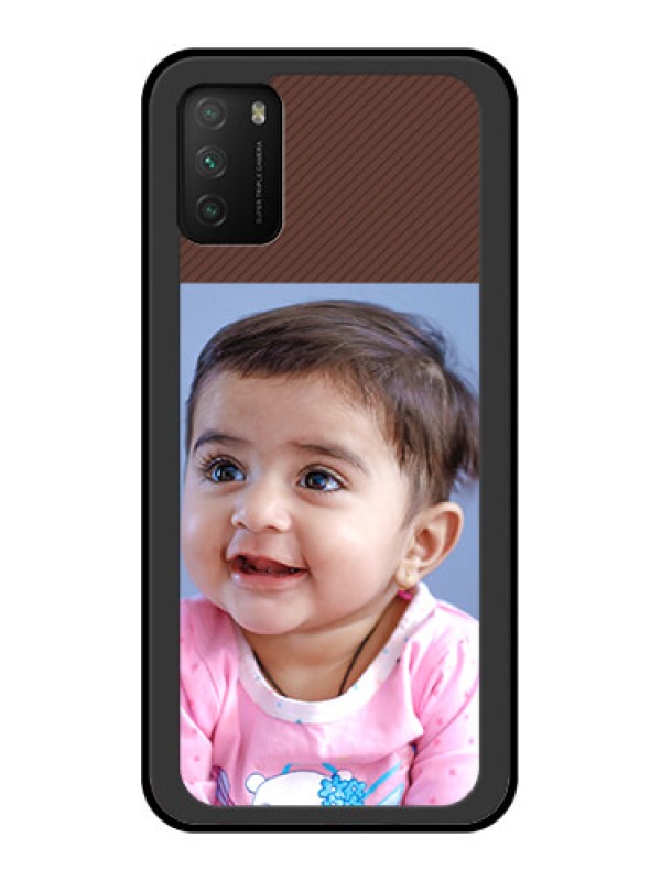 Custom Poco M3 Custom Glass Mobile Case  - Elegant Case Design