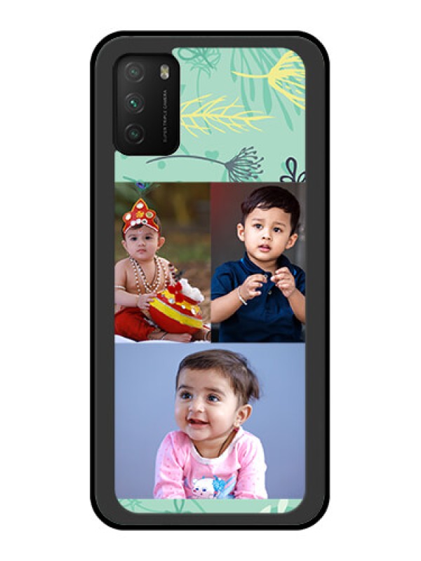 Custom Poco M3 Photo Printing on Glass Case  - Forever Family Design 