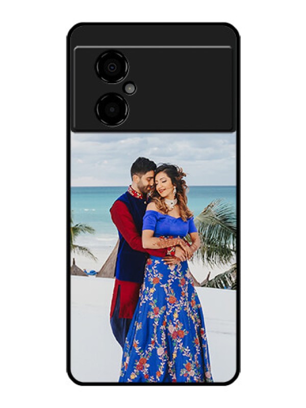 Custom Poco M4 5G Photo Printing on Glass Case - Upload Full Picture Design