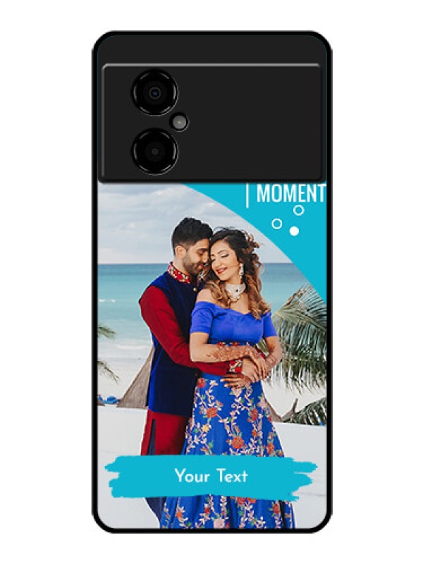 Custom Poco M4 5G Custom Glass Mobile Case - Happy Moment Design