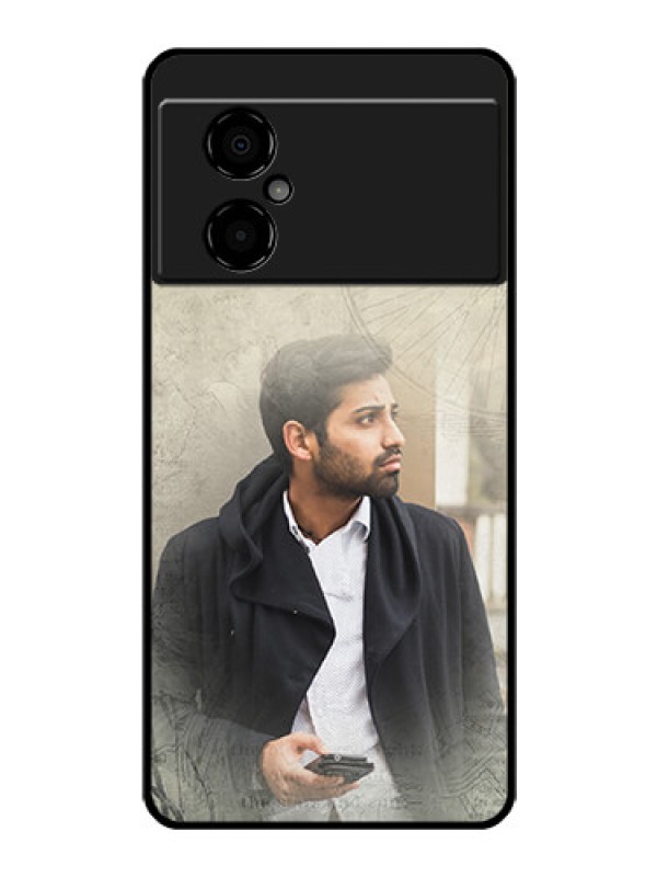 Custom Poco M4 5G Custom Glass Phone Case - with vintage design