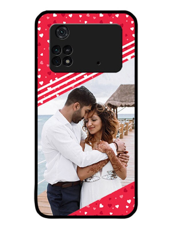 Custom Poco M4 Pro 4G Custom Glass Mobile Case - Valentines Gift Design