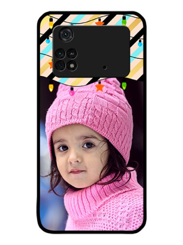 Custom Poco M4 Pro 4G Custom Glass Mobile Case - Lights Hanging Design