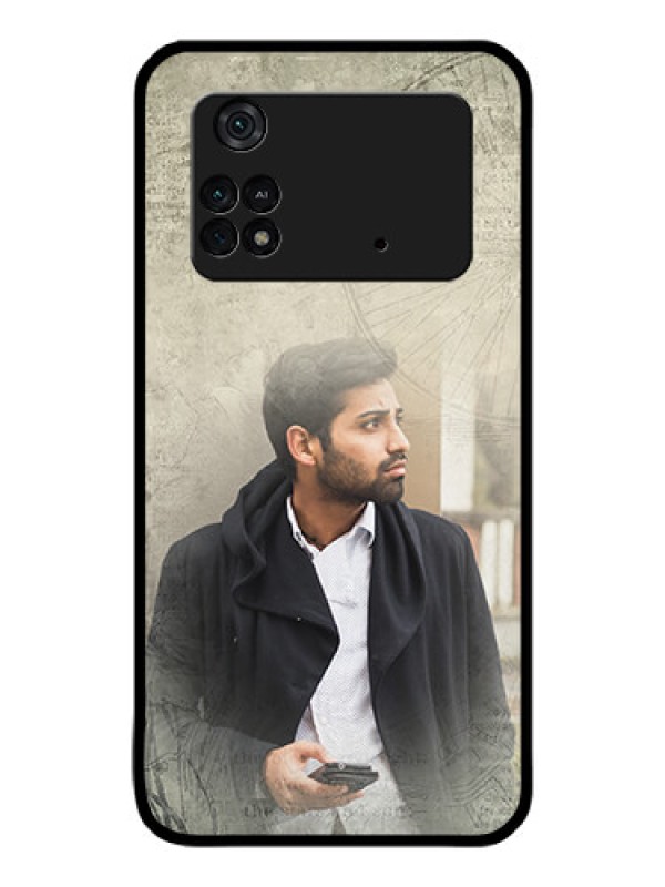 Custom Poco M4 Pro 4G Custom Glass Phone Case - with vintage design