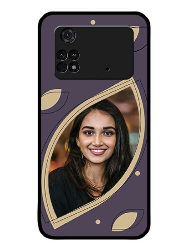 Custom Poco M4 Pro 4G Custom Glass Mobile Case - Falling Leaf Design