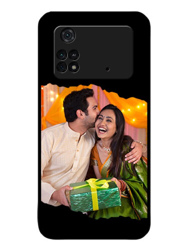 Custom Poco M4 Pro 4G Custom Glass Phone Case - Tear-off Design