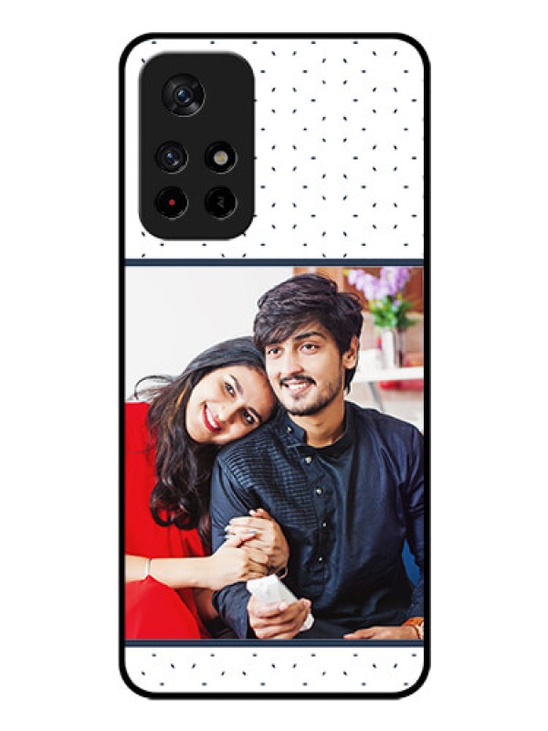 Custom Poco M4 Pro 5G Personalized Glass Phone Case - Premium Dot Design