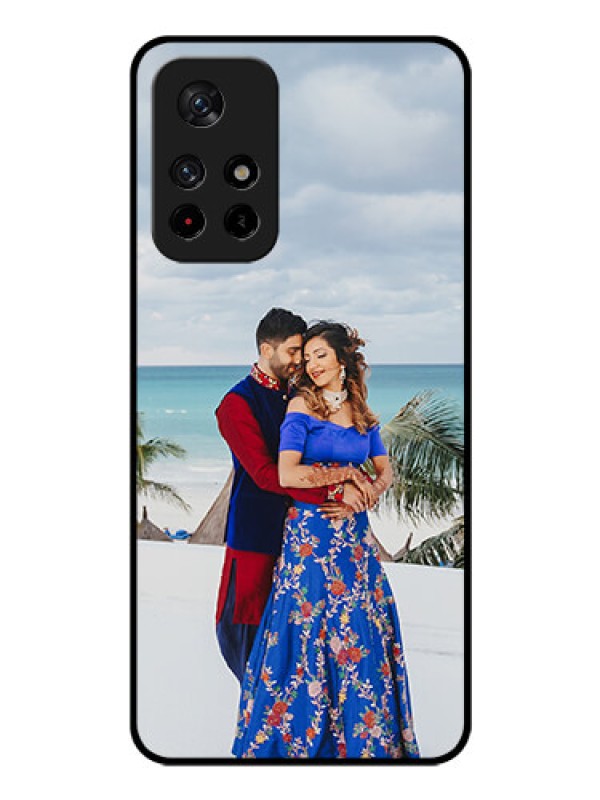 Custom Poco M4 Pro 5G Photo Printing on Glass Case - Upload Full Picture Design