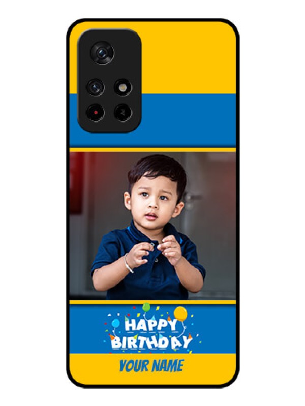 Custom Poco M4 Pro 5G Custom Glass Mobile Case - Birthday Wishes Design