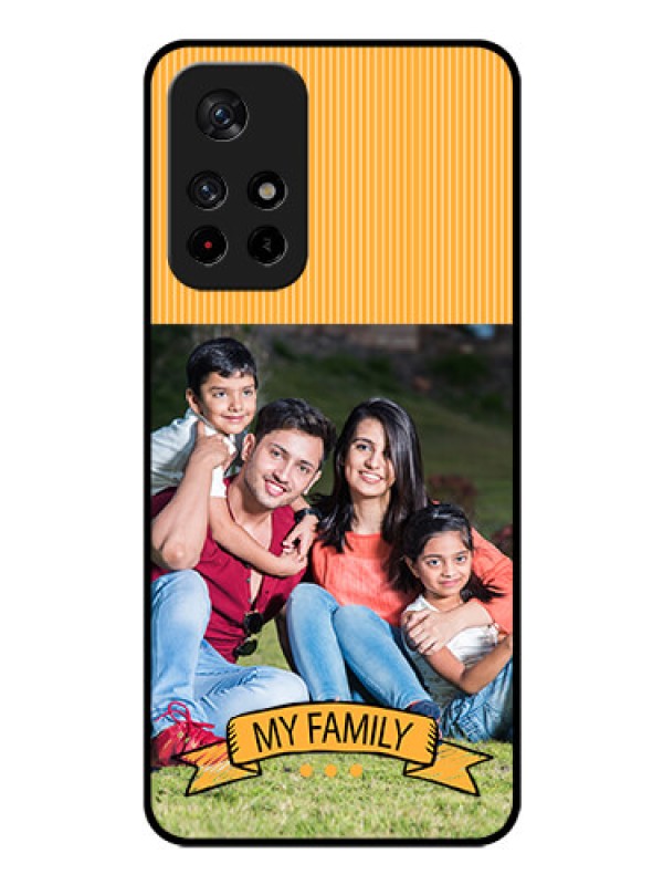 Custom Poco M4 Pro 5G Custom Glass Phone Case - My Family Design