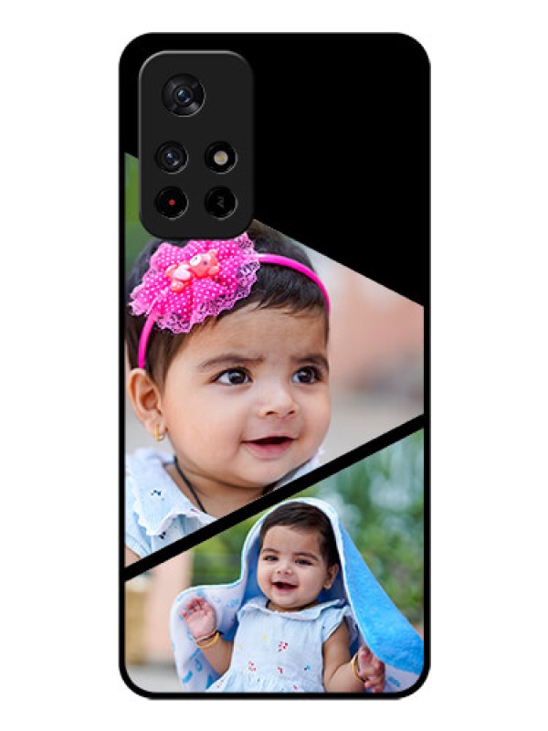Custom Poco M4 Pro 5G Custom Glass Phone Case - Semi Cut Design