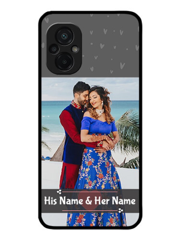 Custom Poco M5 Custom Glass Mobile Case - Buy Love Design with Photo Online