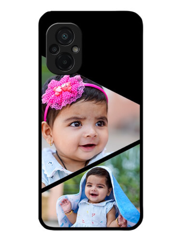 Custom Poco M5 Custom Glass Phone Case - Semi Cut Design
