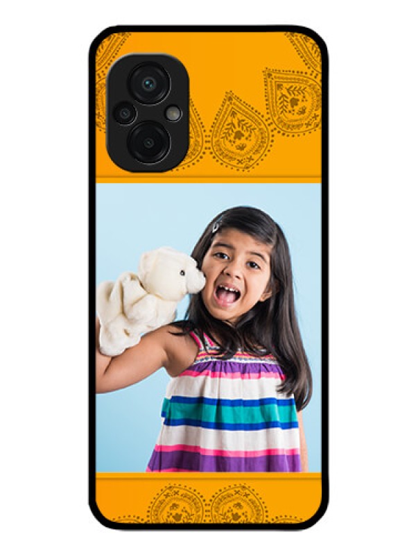 Custom Poco M5 Personalized Glass Phone Case - Photo Wedding Design