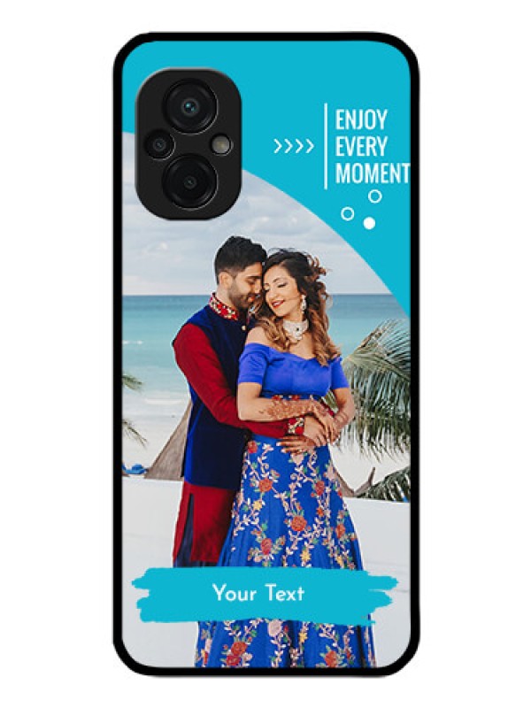 Custom Poco M5 Custom Glass Mobile Case - Happy Moment Design