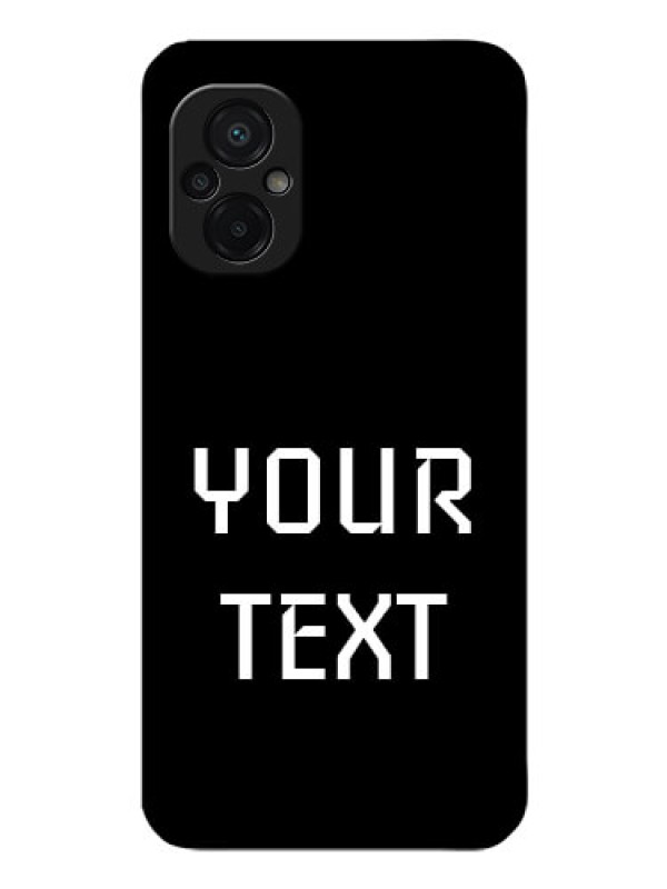 Custom Poco M5 Your Name on Glass Phone Case