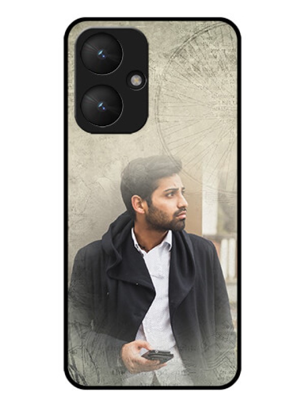 Custom Poco M6 5G Custom Glass Phone Case - With Vintage Design