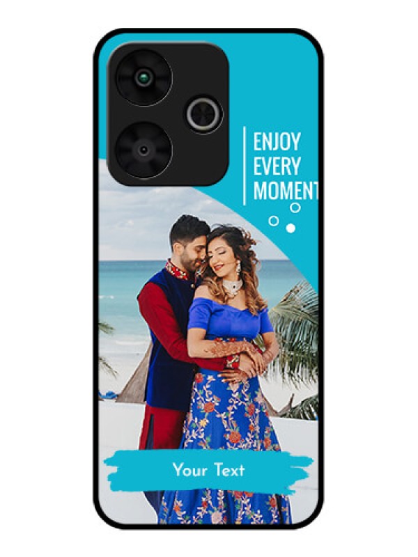 Custom Poco M6 Plus 5G Custom Glass Phone Case - Happy Moment Design