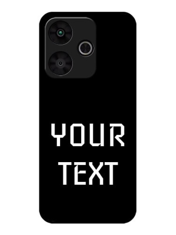 Custom Poco M6 Plus 5G Custom Glass Phone Case - Your Name Design