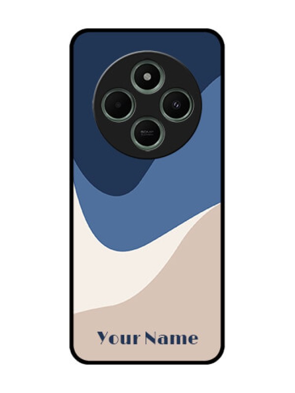 Custom Poco M7 5G Custom Glass Phone Case - Abstract Drip Art Design